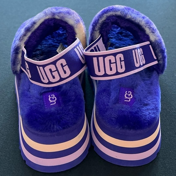 New UGG Women's Disco Marble Slides: Violet-Night size 7 - Picture 7 of 10